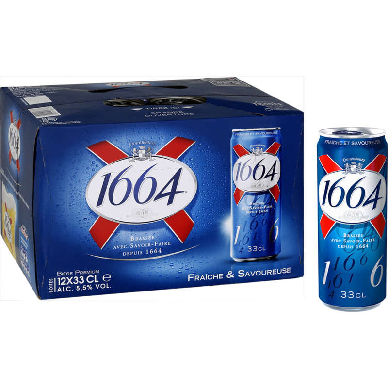 1664 Bière Blonde 12x33cl