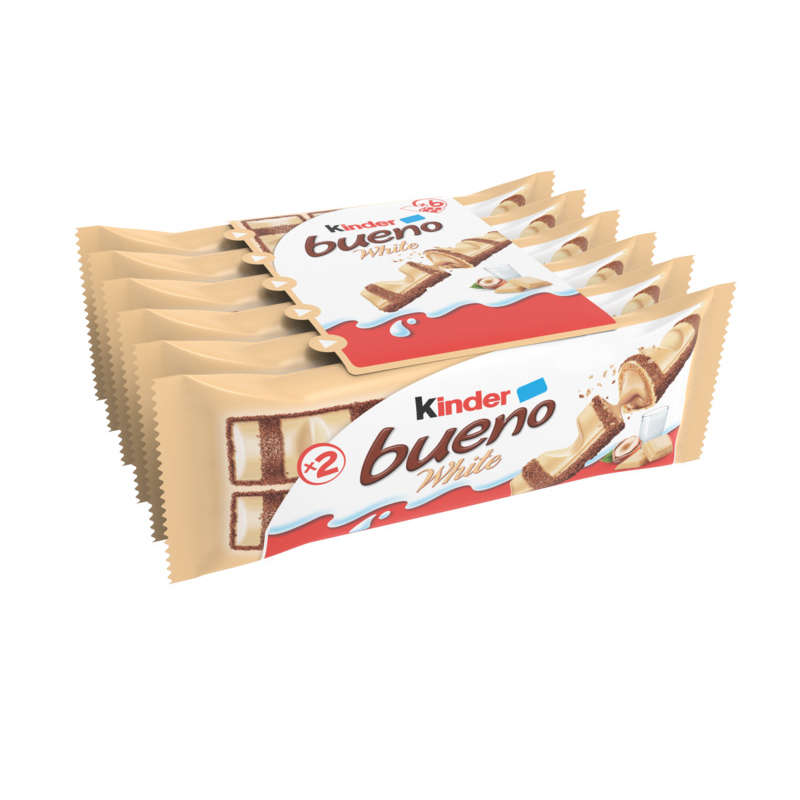 Kinder Bueno White Barre De Chocolat Blanc 234g