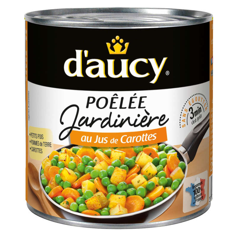 D'Aucy Poêlée Jardinière Au Jus De Carottes 290G