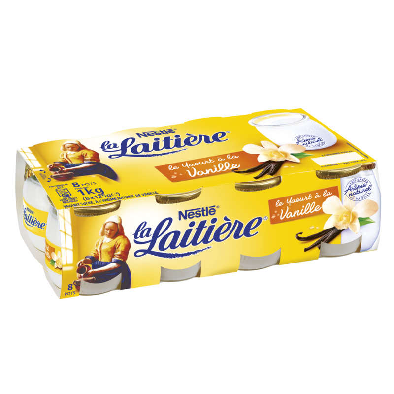 Nestlé La Laitière Yaourt À La Vanille Madagascar 8x125g