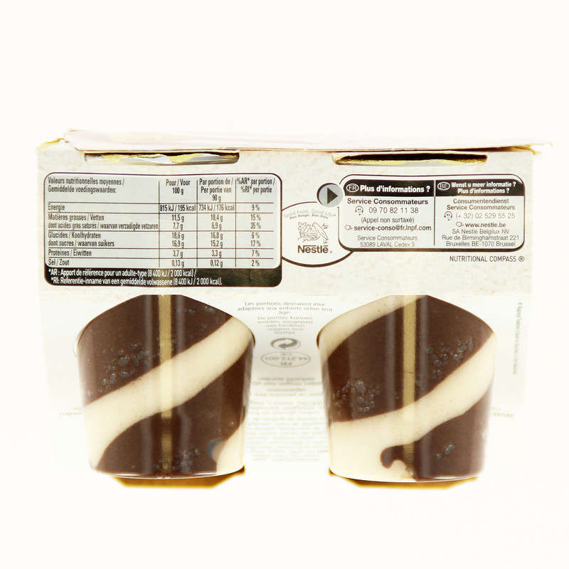 Viennois Mousses liégeoises chocolat 4x90g