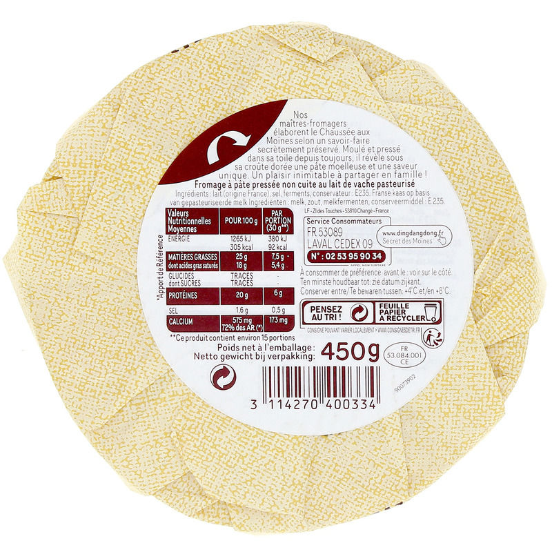 Chaussée aux Moines 450g