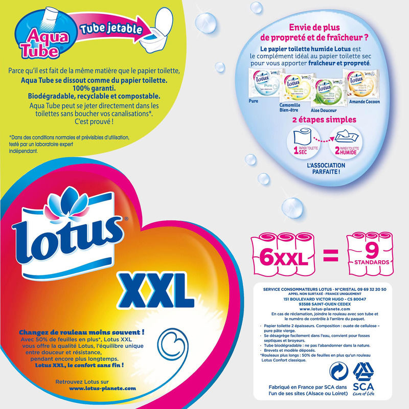 Lotus Papier Toilette Xxl x6