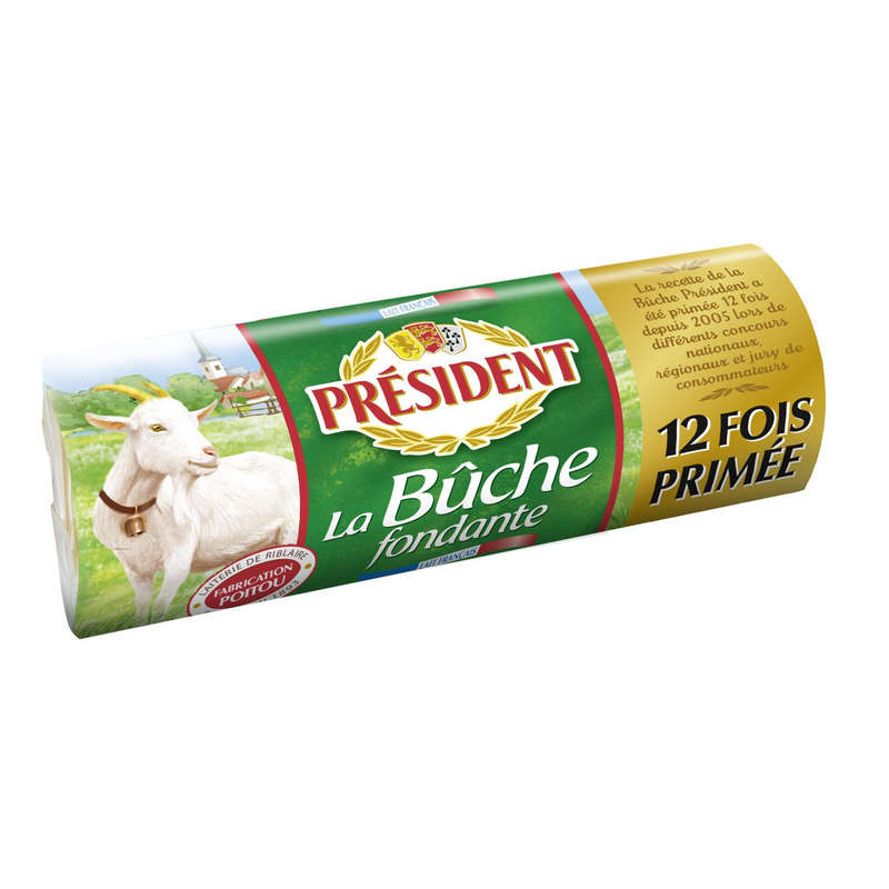 Président Bûche Fondante De Chèvre 180g