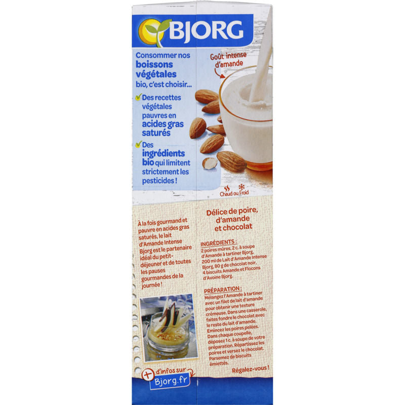 Bjorg Lait d'Amande Intense Bio 1L