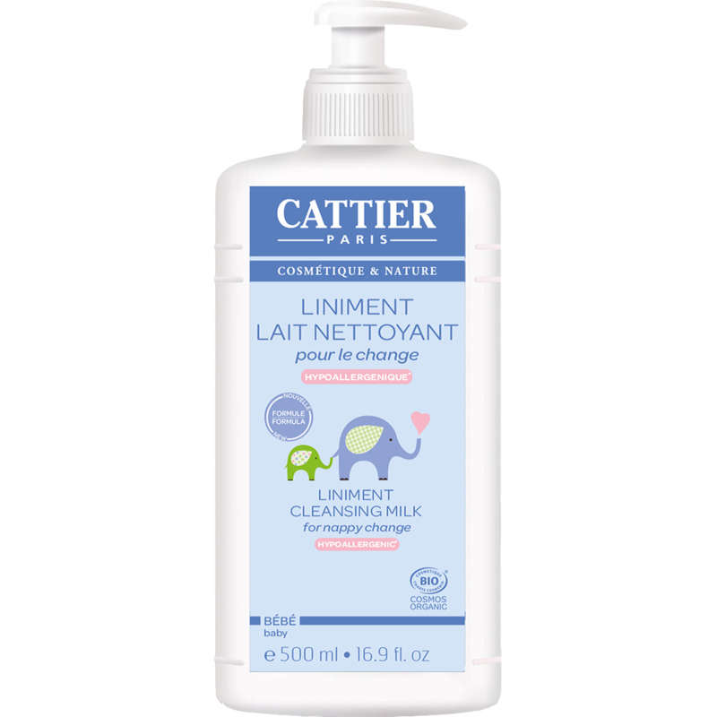 Cattier liniment lait nettoyant pour le change 500ml