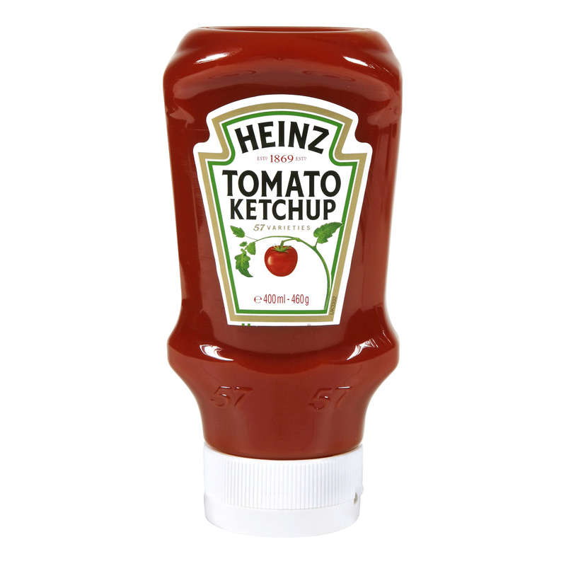 Heinz Tomato Ketchup Flacon Top Down 460g