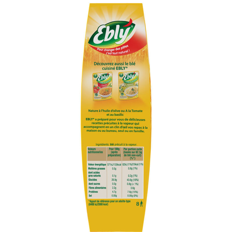 Ebly Blé Cuisson 10 minutes 500g