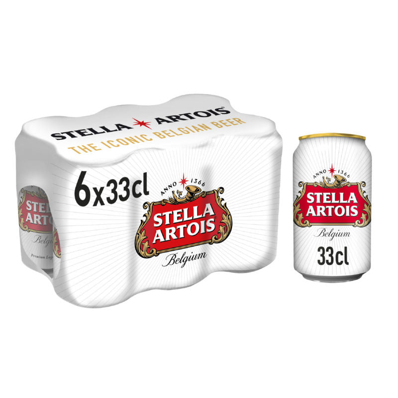 Stella Artois Bière Blonde Pack 6X33 Cl