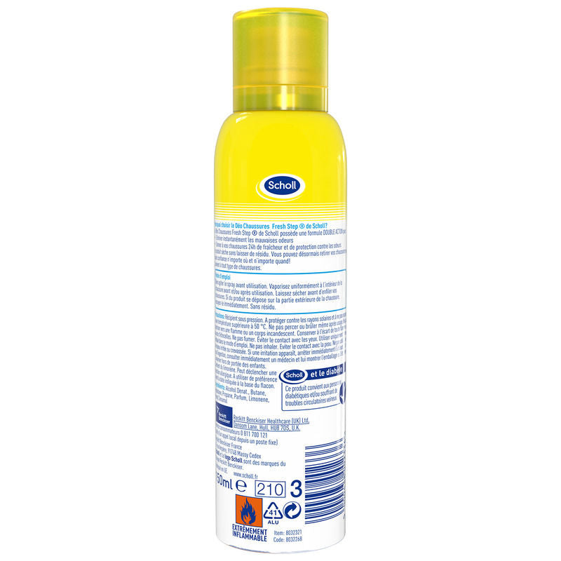 Scholl Déo Chaussures Fresh Step 24H 150ml