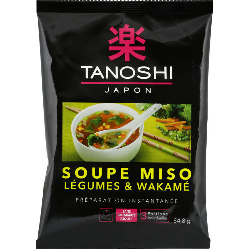 Tano Soupe Miso Legumes 65g