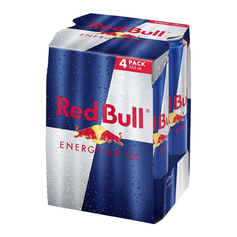 Red Bull Boisson Énergisant Le Pack De 4x35,5cl