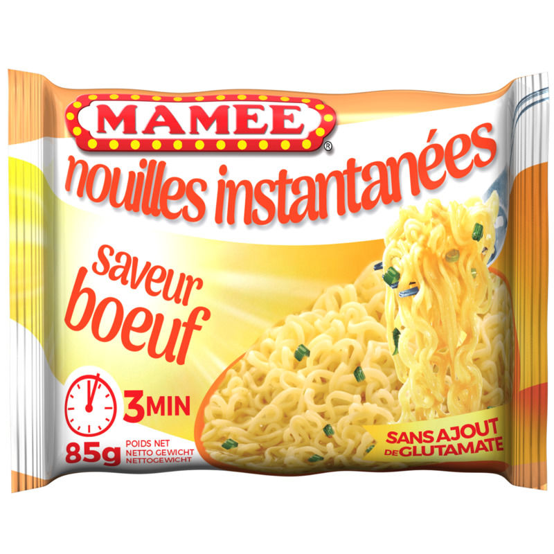 Mamee Nouilles instantanées, saveur bœuf 85g