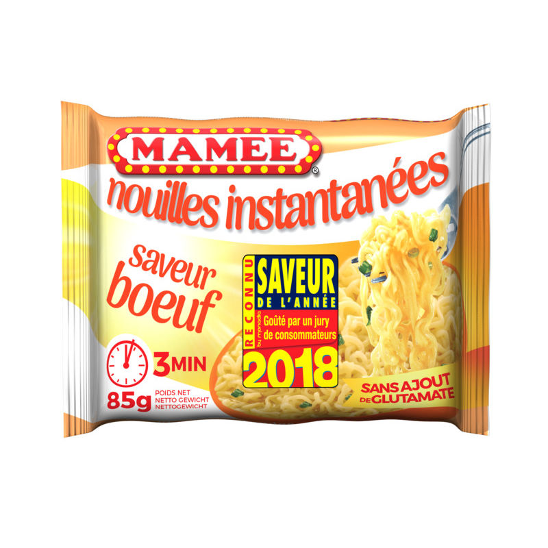 Mamee Nouilles instantanées, saveur bœuf 85g