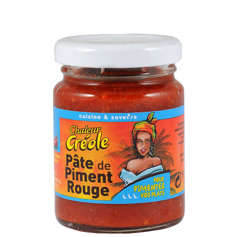 Chaleur Créole Pâte De Piment Rouge 100g