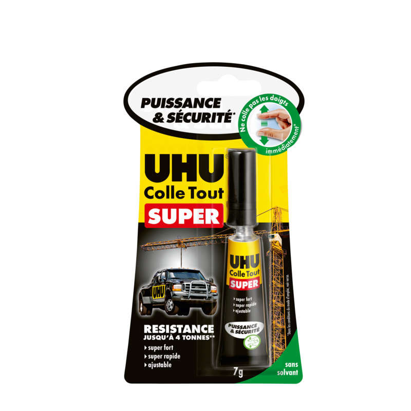 Uhu Colle Super, Strong & Safe, 7g