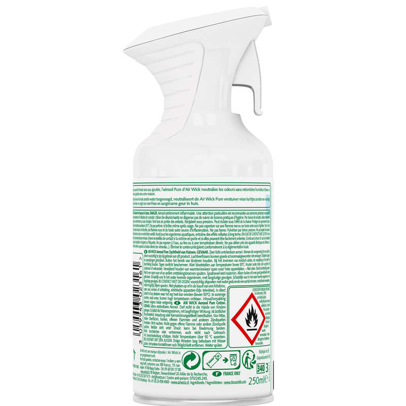 Air Wick Désodorisant Aérosol Douceur de Coton 250ml