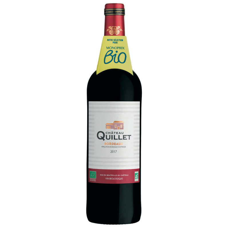 Château Quillet Bordeaux AOP Rouge Bio 75cl