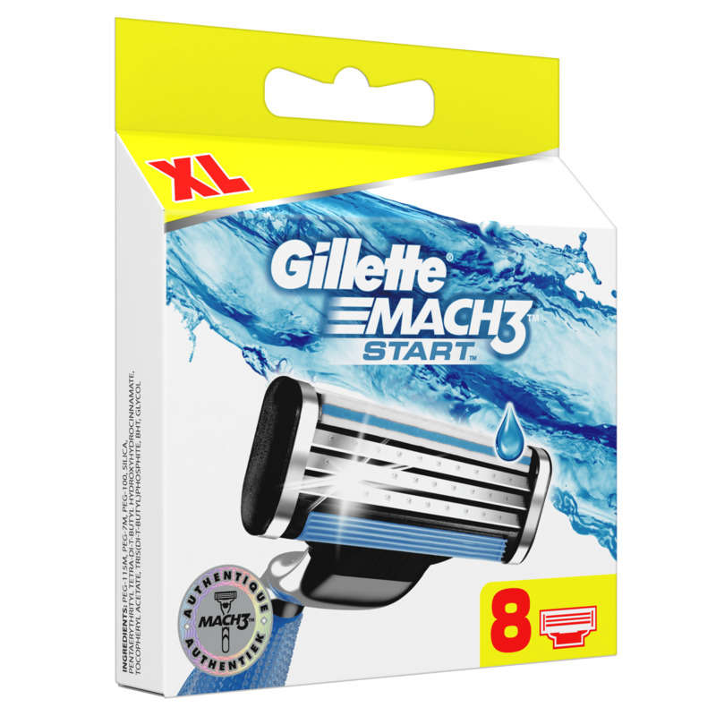 Gillette Lames Mach3 Start x8