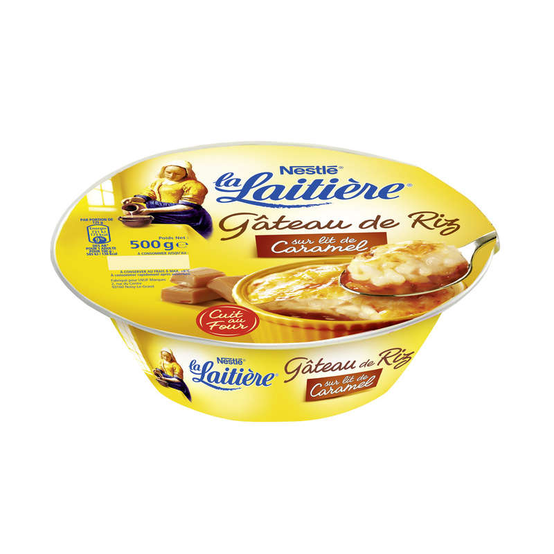 La Laitière Gâteau De Riz Caramel 1x500g