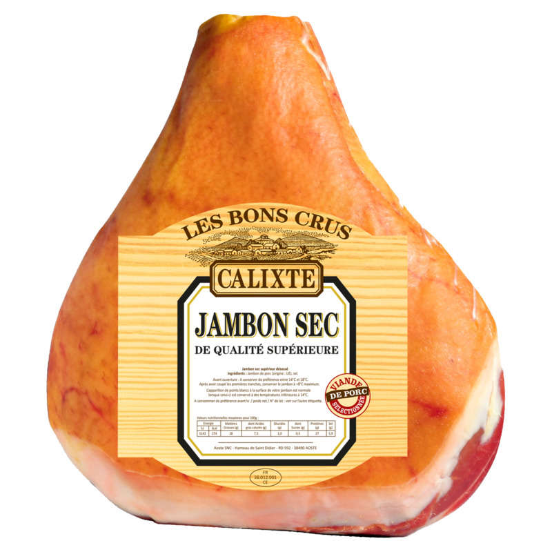 Calixte Jambon Sec Supérieur 5,8Kg