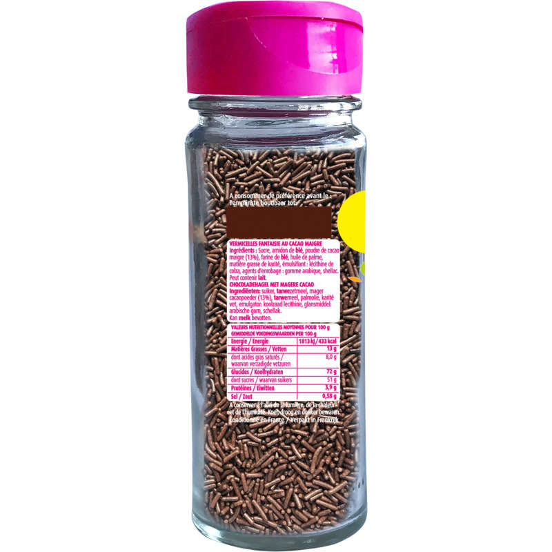 Vahiné Vermicelles Saveur Chocolat 65g