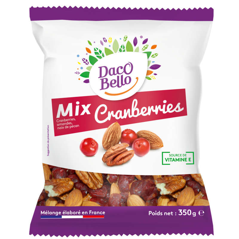 Daco Bello Mix Cranberries 350g