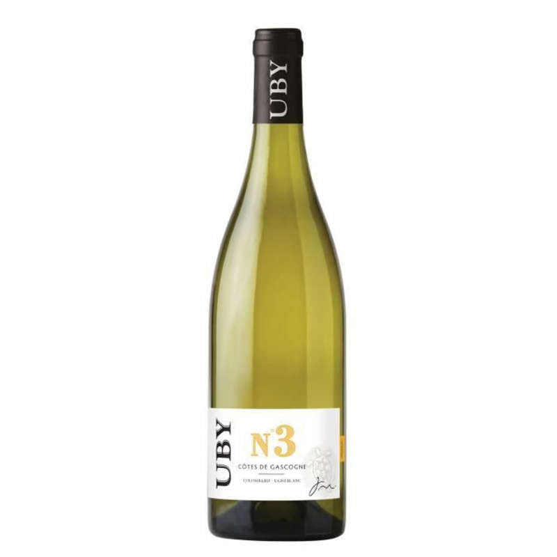 Vin blanc - UBY N°3 Côtes de Gascogne Colombard Ugni - 75cl