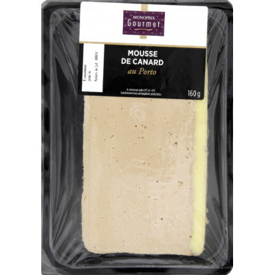 Monoprix Gourmet Mousse De Canard 160G