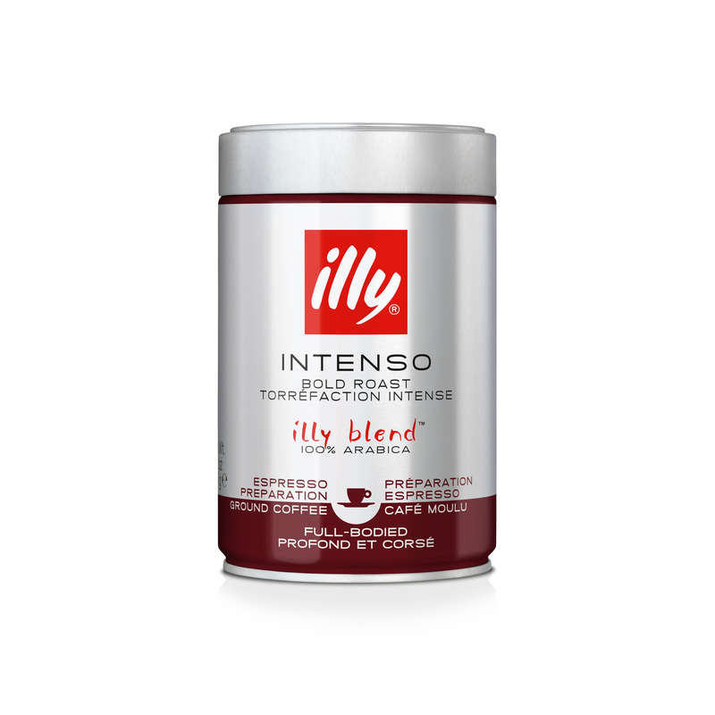 Illy Café Moulu Intenso Profond & Corsé 100% Arabica 250g