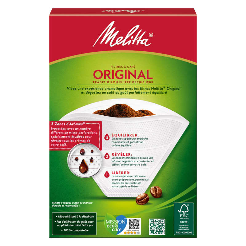 Melitta Filtres À Café Original 1X4 40 Each