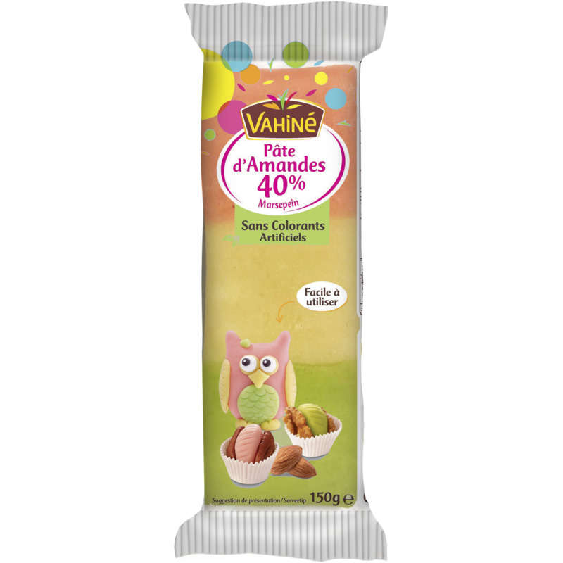 Vahiné Pâte d'Amandes 40% 150g