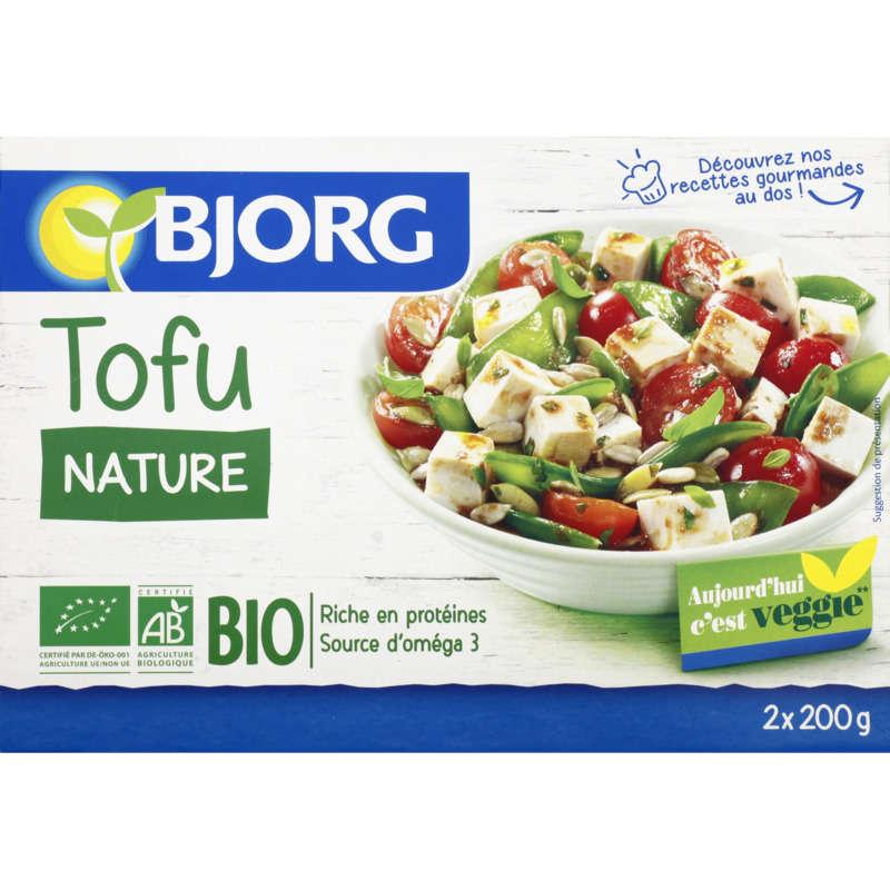 Bjorg Tofu Nature Bio 2x200g