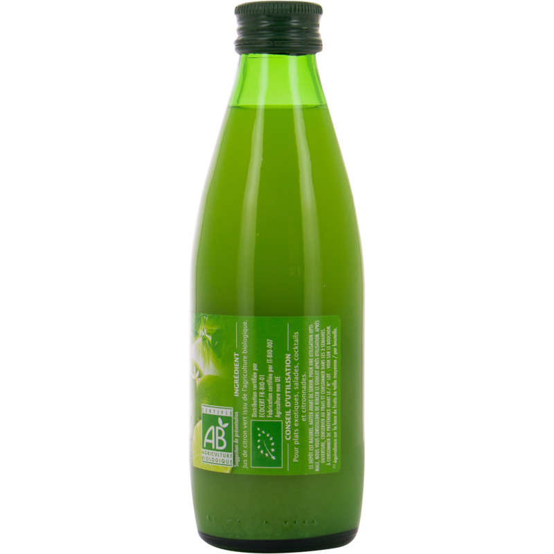 Jardin Bio Pur jus de citron vert 25cl