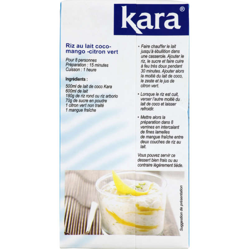 Kara Lait de Coco Fluide 500ml