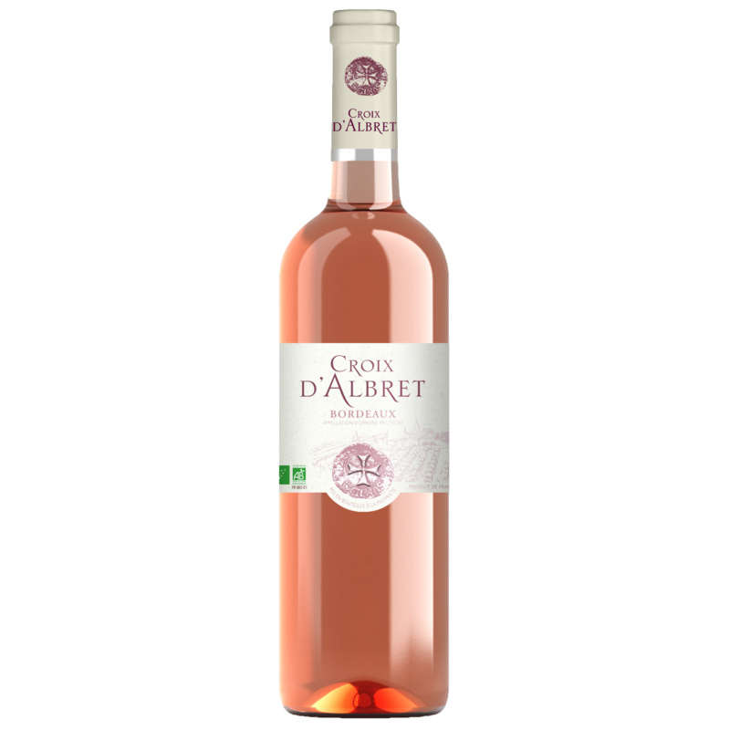 Croix D'Albret Aop Bordeaux. Rosé. Vin Biologique. 75cl