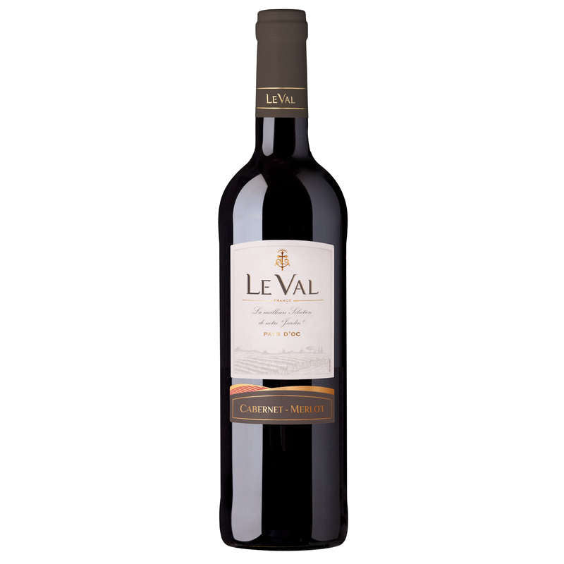 Le Val Igp Oc Cabernet Merlot 75Cl