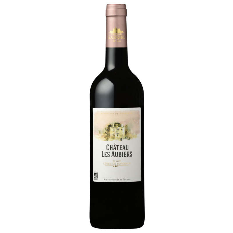 Château Les Aubiers Blaye-Côtes De Bordeaux Aop Bio Rouge 75cl