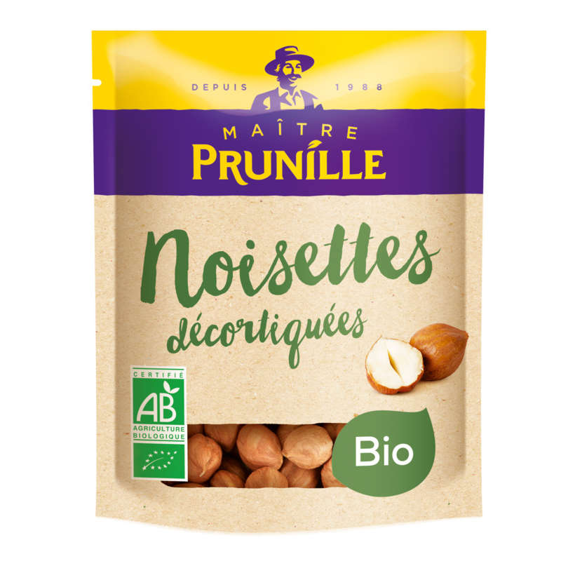 Maître Prunille Noisettes décortiquées Bio 200g