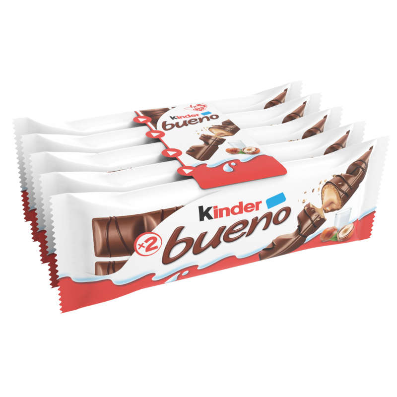 Kinder Bueno T2 x5 pack de X2 barres 215g