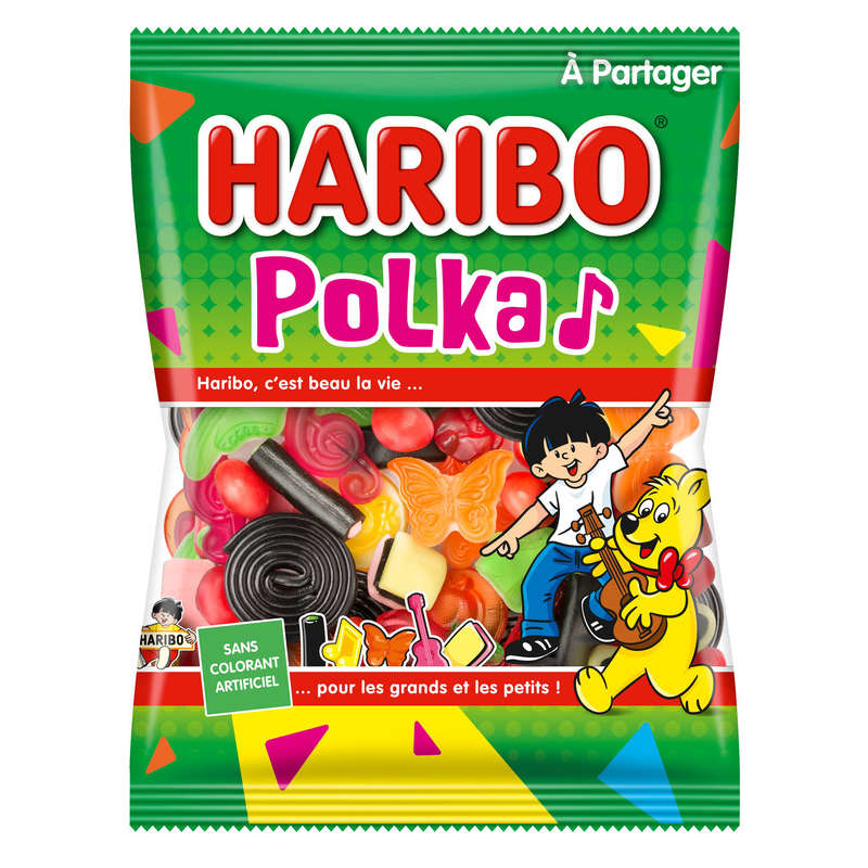 Haribo Bonbons Assortis Polka 300g