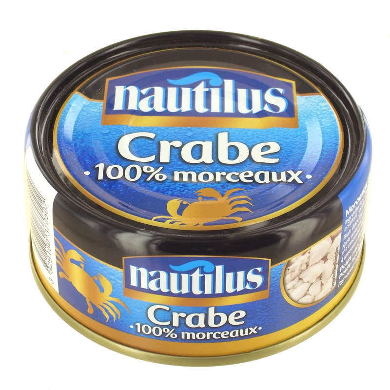 Nautilus Crabe 100% Morceaux 105g