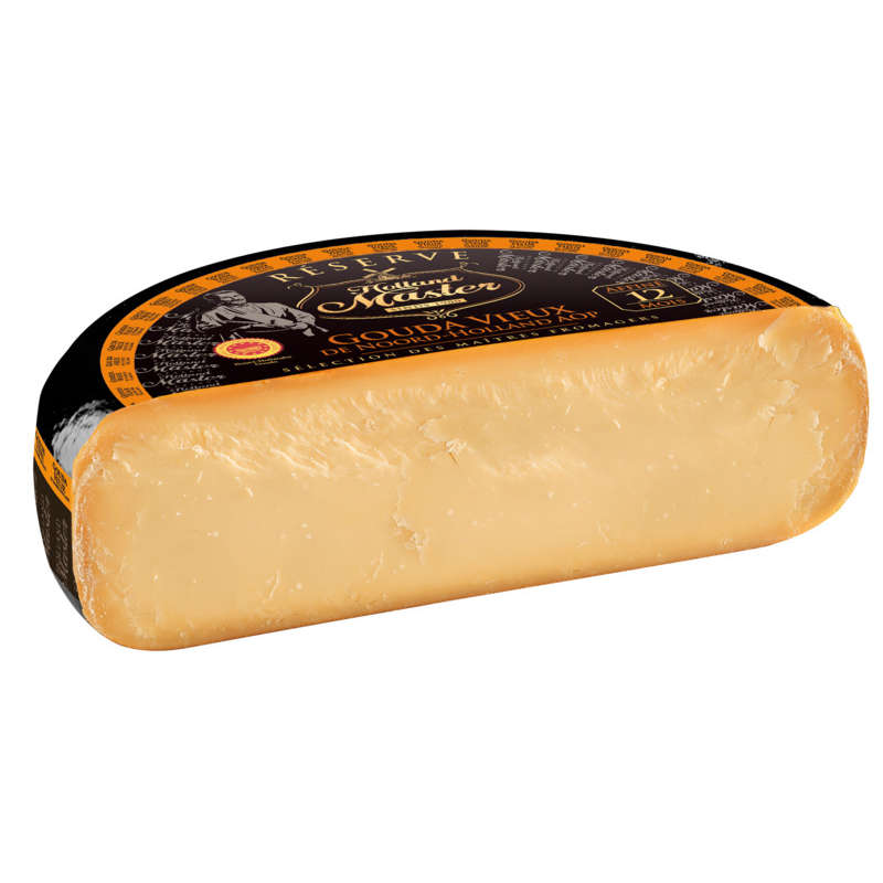 Holland Master Reserve Gouda Vieux de Noord Holland Aop Coupe 1/2 Meule 35%Mg 4,9Kg