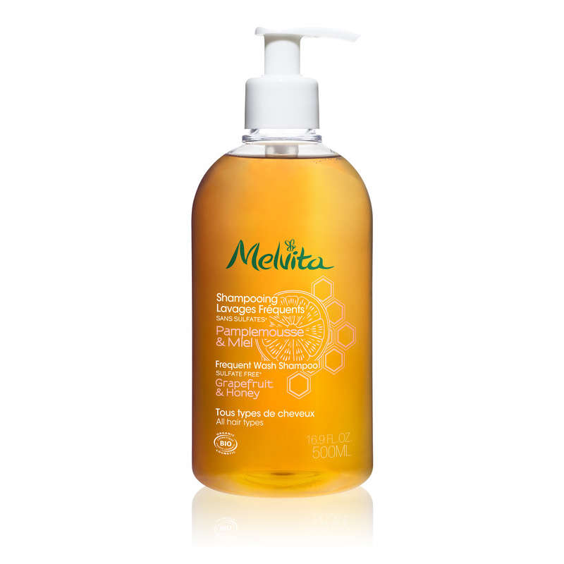 Melvita shampooing pamplemousse et miel 500ml