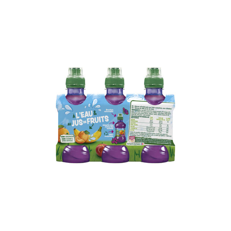 SHOOT Fruit shoot multivitaminé 6x20cl