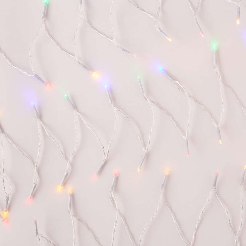 Monoprix Maison Guirlande Electrique 80 Lampes LED Multicolore