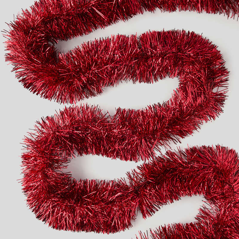 Guirlande Boa 2,5m rouge