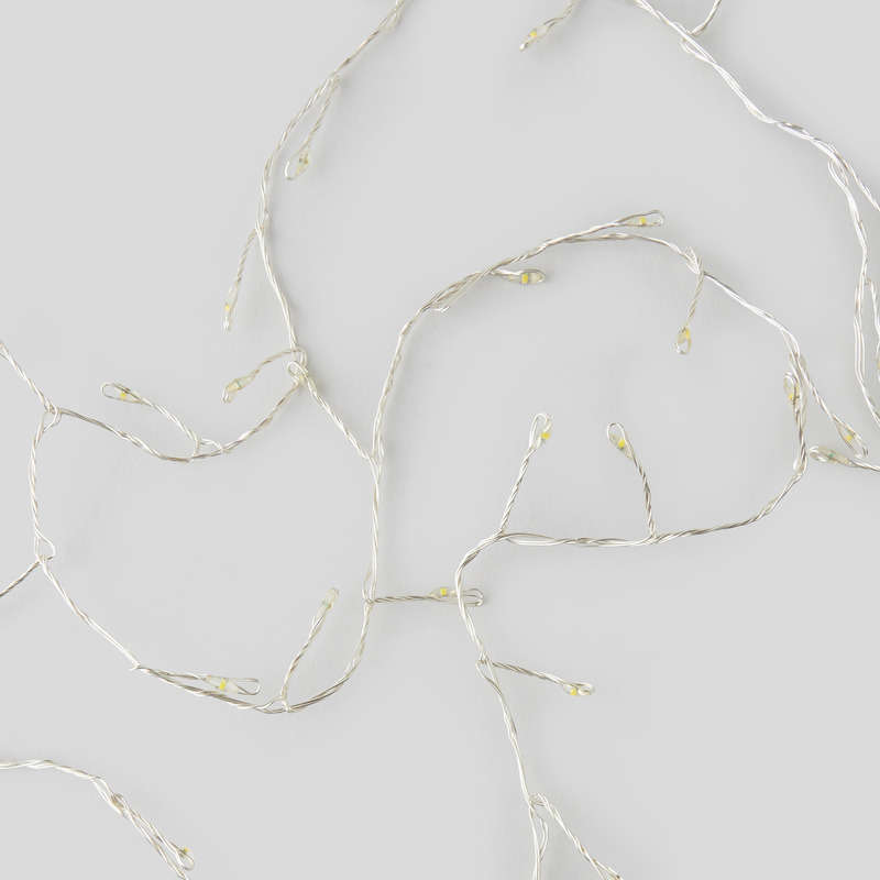 Monoprix Guirlande Micro LED blanches