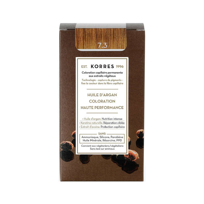 Korres Coloration Huile D'Argan Golden/Honey Blonde 7.3 145Ml