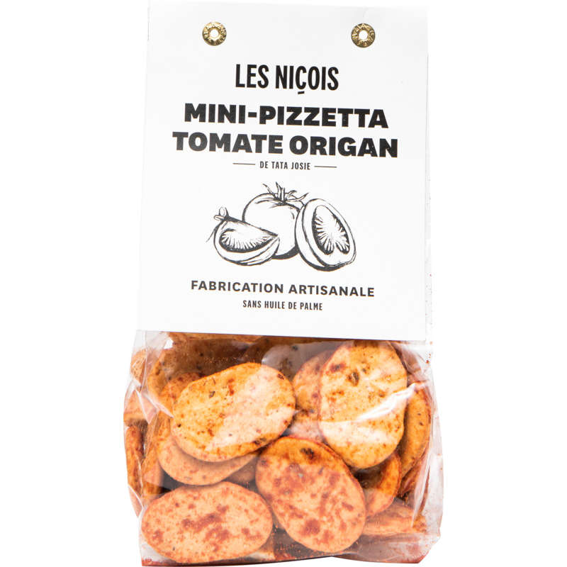 Les Niçois Mini-Pizzetta, Tomate, Origan de Tata Josie 180g